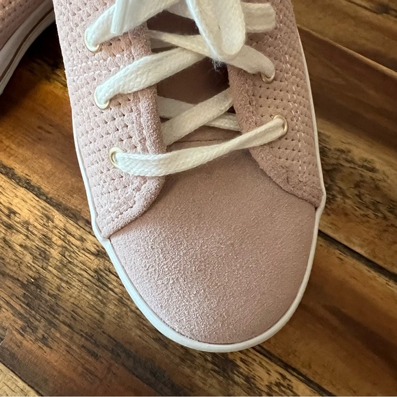 Keds Women's Light Pink Lace-Up Suede Sneakers - Picture 5 of 10